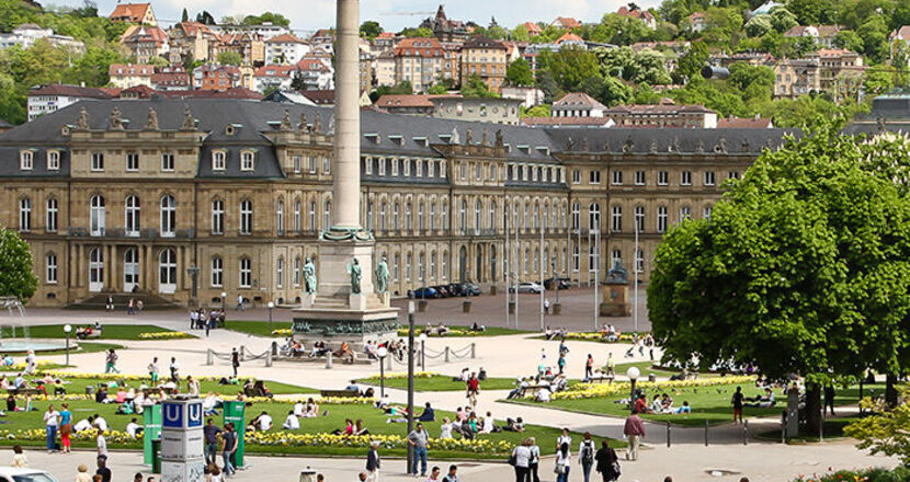 Bild vom Schlossplatz in Stuttgart